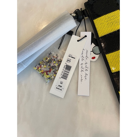 Alice+Olivia Stace Face Large Zip Pouch w/ Multicolor Wristlet NWT Pristine - Picture 3 of 13